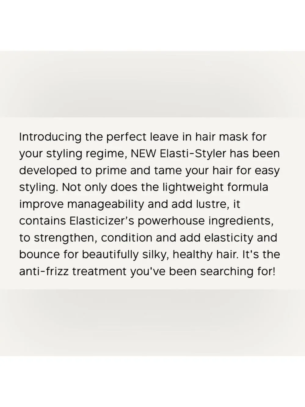 Philip Kingsley Elasti-Styler 5-in-1 Treatment | NEW | 150mL 5oz | Elasti Styler